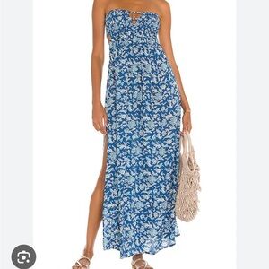 Indah flamingo maxi dress in Karta